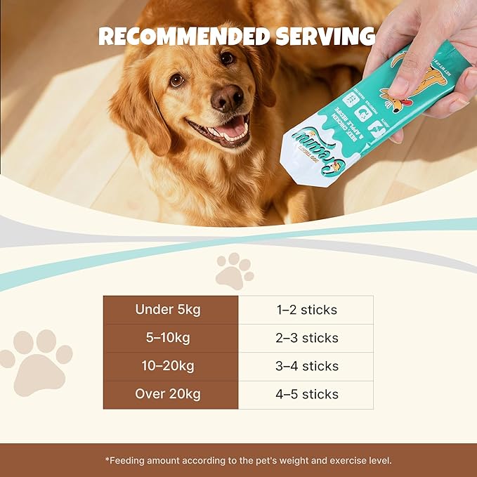 M-PETS Chicken & Carrot Lickable Dog Treats,Soft Healthy Dog Snacks in Squeeze Tubes for Puppies & Seniors,Reward Training or Food Topper, Low-Calorie Puree for Joint & Digestive Support – 8 Pack