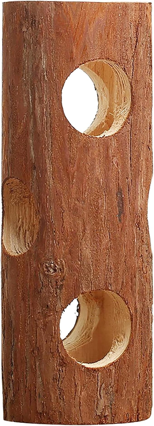 SunGrow Rabbit Log Chew, 8 Inches, Fresh Lumber Contemporary Textured Design, Log Chew Teeth Care Toy, for Chinchilla, Hamster, Guinea Pig, Gerbils, Small Animals