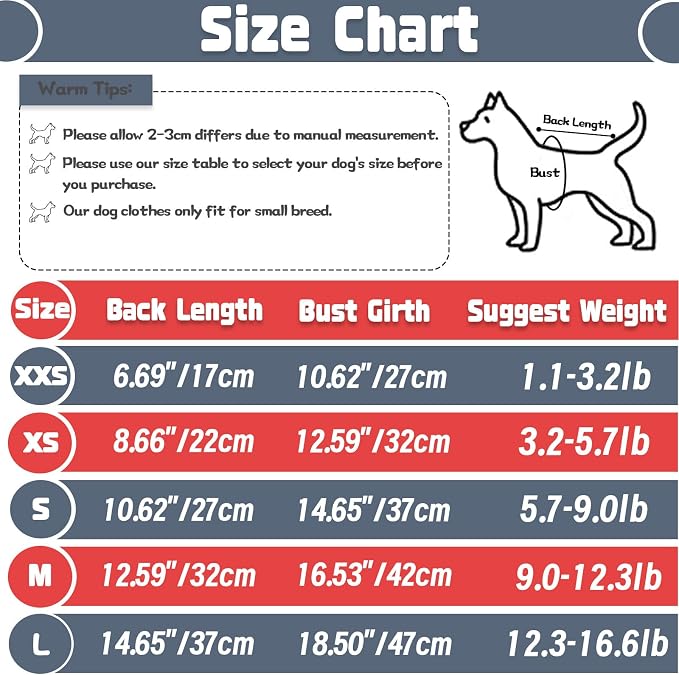 4 Pieces Dog Clothes for Small Dogs Boy Dog Shirt Puppy Clothes for Chihuahua Yorkie Soft Cute Pattern Pet Cat Clothing Black Grey Red Green XXS~M (XXSmall)