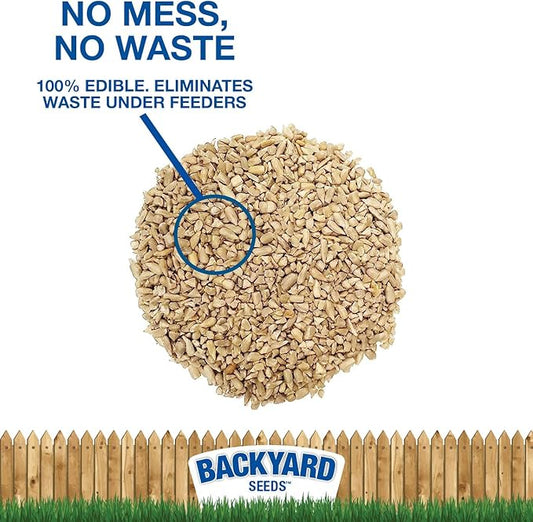 CountryMax Sunflower Chips Medium Sized - Shelled No Waste Bird Seed (50 Pounds)