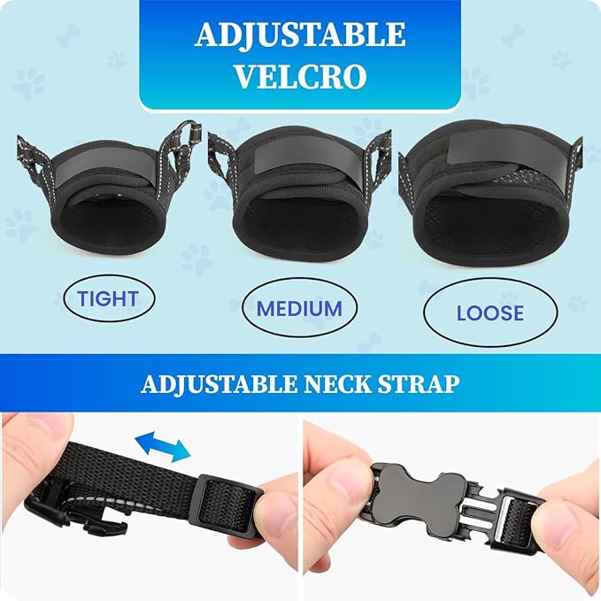 Dog Muzzle Medium Sized Dogs - Soft Muzzle for Medium Sized Dog with Air Mesh | Adjustable Dogs Muzzles to Stop Biting Barking and Chewing that Allows Panting Drinking | Perfect for Small to Large