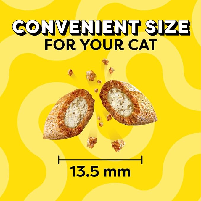 Temptations Cat Treat ShakeUps, Crunchy and Soft Cat Treats, Clucky Carnival, 2.47 oz. Pouches (Pack of 12)