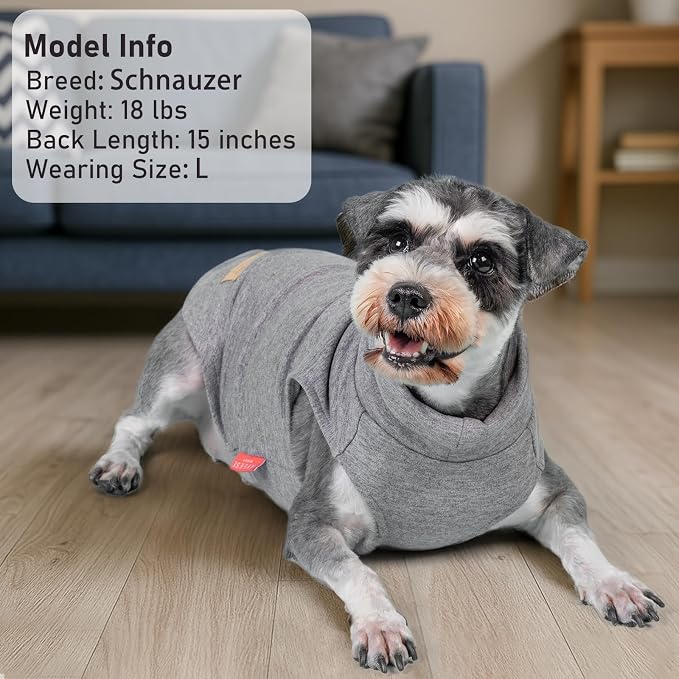 KYEESE 2Pack Dog Sweater Pullover Small Pet Sweaters Dog Sweaters for Small Dogs Girl Stretchy Pets Sweatshirt Warm Pets Clothes Soft Dogs Clothes Turtleneck Pet Coats