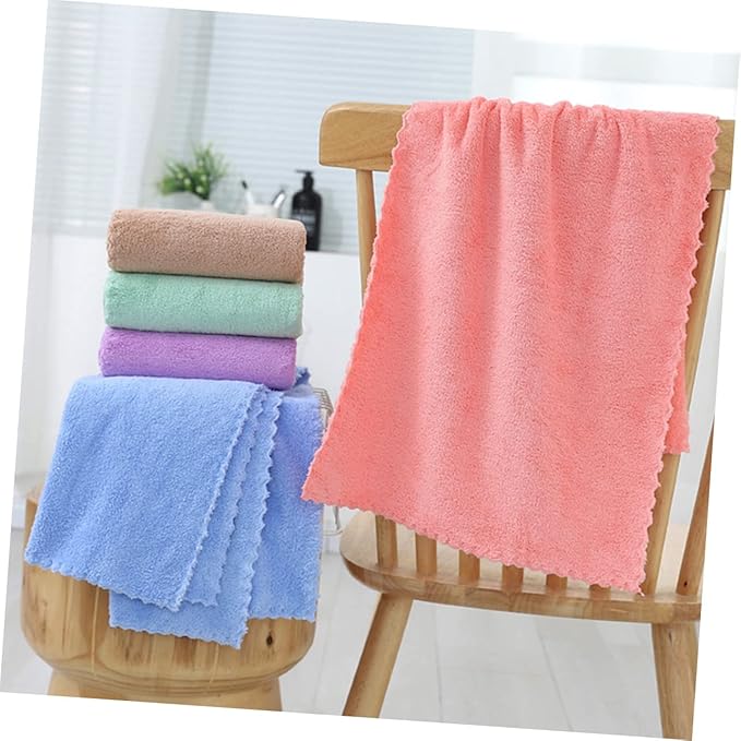 Hemoton 5-Pack Absorbent Hamster Bedding Towels Guinea Pig Cage Blankets Small Animal Bath Towels Soft and Quick-Dry PET for Rabbits and Other Small Pets