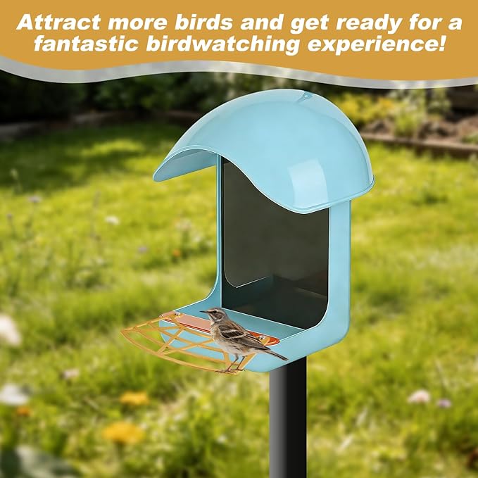 Bird Feeder Perch Extender, Durable Bird Feeder Perch Extensions with Screws Feeding Add-on Accessory Replacement Parts for Attracting Multiple Birds & Perfect Photo Shots