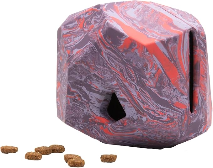 Ruffwear, Gnawt-a-Rock – Durable Interactive Dog Toy, Treat Dispensing, Made from Natural Latex Rubber, Perfect for Power Chewers, Purple Orchid