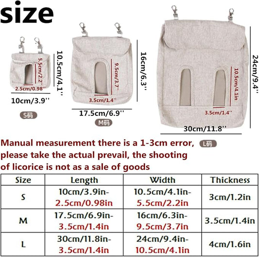 Rabbit Hay Feeder,Hanging Guinea Pig Hay Feeder Storage,Hay Bag for Chinchilla Hamsters Rabbit Guinea Pig Small Animals (3PC, Blue)
