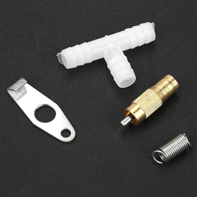 Automatic Nipple Waterer for Rabbit Rat Ferrets 10pcs Stainless Steel Safe Drinking Water Equipment (Round Mouth White)