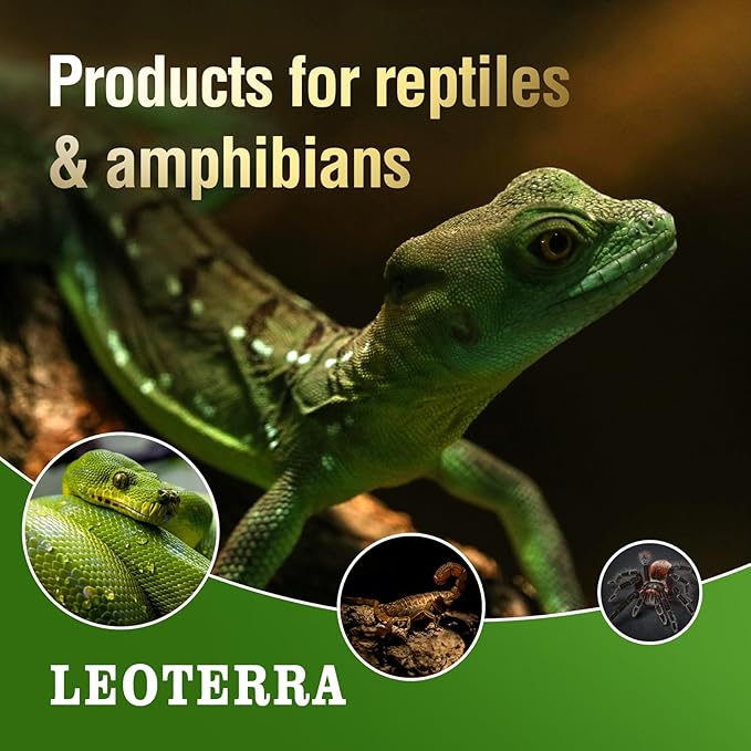 Leoterra 26W 5.0 Reptile UVB Light Bulb, Tropical UVA/UVB Full Spectrum Lamp for Green Anoles, Blue-Tongued Skinks & Leopard Geckos Large Terrarium, Last Long and Stable Output(E26 110V)