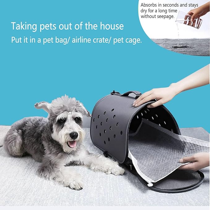 Guinea Pig Pee Pads, Disposable Rabbit Cage Liners, Charcoal Odor Controlling Absorbent Waterproof Pee Pads for Hamster, Bunny, Ferret, Chinchilla and Other Small Animals (18" x 13", 120 PCS)