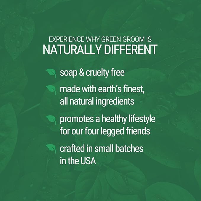 Green Groom Complete Coat Dog Conditioner, Gallon | All Natural Ingredients, Concentrated 32 to 1, Restore Moisture, Eliminates Static, Eases Mats and Tangles, Soap and Cruelty Free