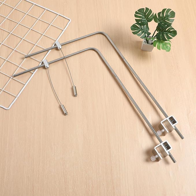 iplusmile Fish Tank Light Stand Kit, Aquarium Lighting Holder, Fish Tank Accessory, Adjustable Fish Tank Light Rack, for Aquatic High LED Light Lamp Light Hanging Bracket Rimless Tank