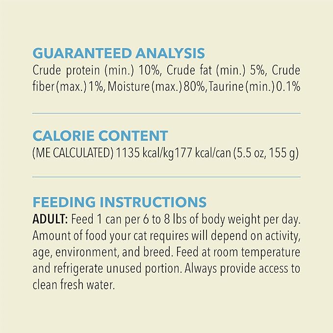 ACANA Premium Pate Wet Cat Food in Bone Broth Tuna + Chicken Recipe 5.5oz Cans (12 count)