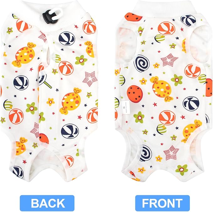Cat Recovery Suit Female, Breathable Cat Onesie After Surgery Female for Abdominal Wounds or Skin Diseases, Surgery Recovery Suit Kitten Onesie After Spay Wear Anti Licking