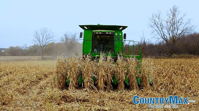CountryMax Backyard Seeds Cracked Corn 20 lbs - High-Energy Animal Feed for Chickens, Squirrels, Deer & Wild Birds, Ground Feeding, High Protein
