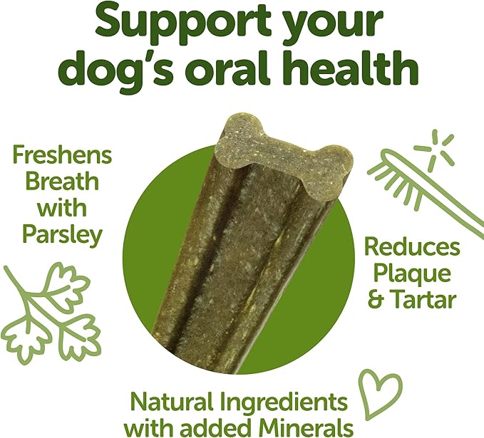 Wellness WHIMZEES Freshzees Natural Dog Dental Treat, Soft Chews, Freshens Breath, Extra-Small Size, 14.81 oz Bag, 56 Count
