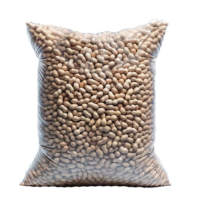 Old Potters in-Shell Peanuts, 25 lbs for Birds, Squirrels, and Wildlife. USA Grown Non-GMO, Small Farm, Raw in-Shell Peanuts. Wildlife Grade, 25 lbs.