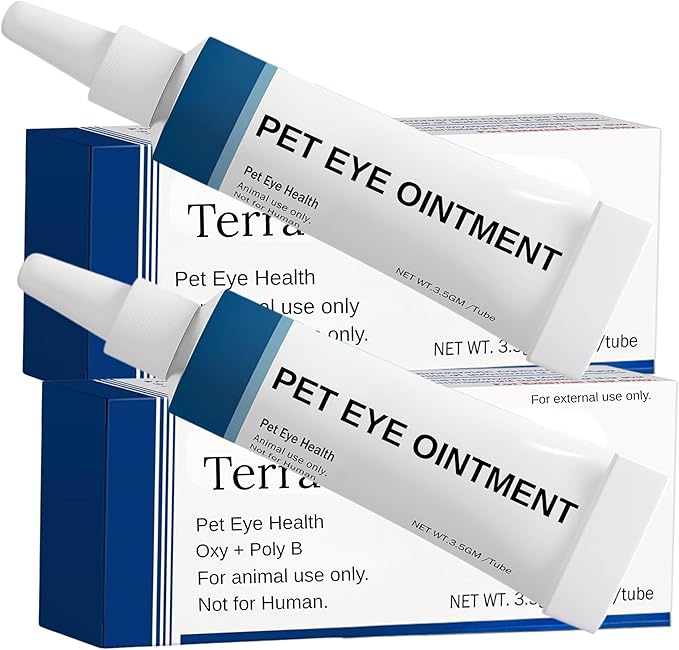 Pet Eye Cream for Dogs, Cats and All Pets - 1/8 oz (3.5g) 2 Tube