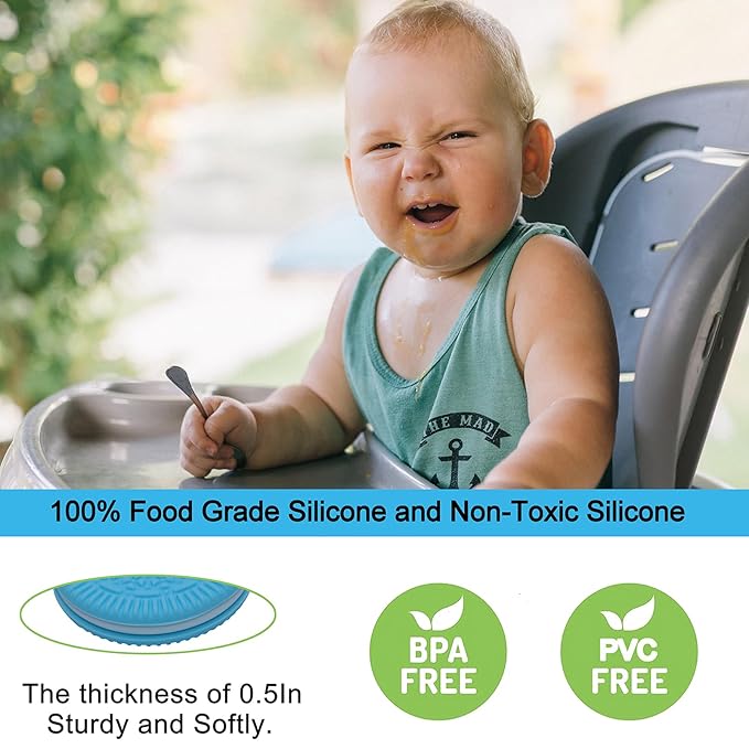 Chewy Necklaces for Sensory Kids, 2 Pack Silicone Chew Necklace Sensory Necklaces for Boys with Chewing, Autism, ADHD, SPD, Oral Motor Anxiety Pendant for Adults