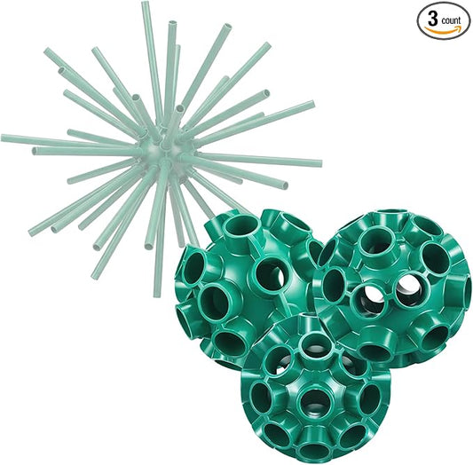 Chunful Round Fish Attractor, Fishing Attractant Sphere Fish Structure Habitat for Ponds Lakes Rivers, Fishing Gear Equipment Accessories, Tubes Not Include