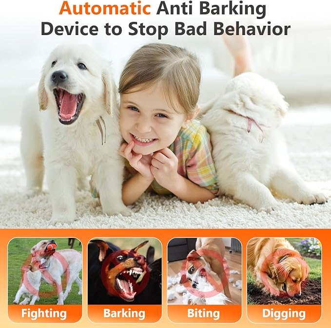 Anti Barking Device For Dogs, Bark Box, 3 Modes Dog Barking Deterrent Devices, 2026 Anti Bark Device For Dogs, Weatherproof 50 Ft Barking Dog Silencer, A Safe And Effective Anti Barking Device (Black)