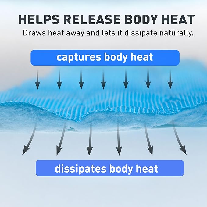 INSPECTOR TAIL Dog Cooling Mat - No Freeze Needed, Self-Cooling Pad for Large Dogs, Washable Portable for Crate Kennel Car Sofa Bed Floor, Indoor Outdoor Summer Use, 39"x27" with Carry Bag