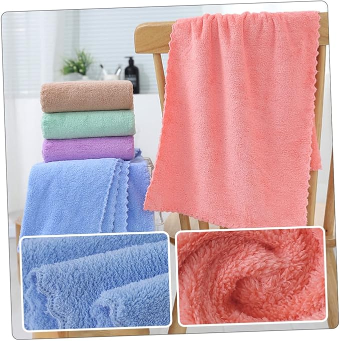 5pcs Water Absorbing Towels for Guinea Pig Cage Mats Soft Bedding Cushions for Small Pets Bath Towels Light