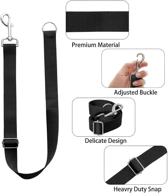 4Pcs Horse Bucket Strap Hangers Adjustable Nylon Straps Hanging Feed Tack for Hay Nets Water Buckets Horse Suppliers