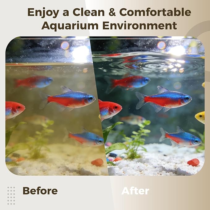 Submersible Aquarium Filter, 35W Aquarium Pump with Filtration, Aeration, and Water Circulation, Low-Noise Internal Fish Tank Filter for Saltwater and Freshwater