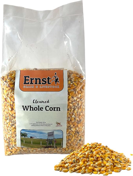Ernst Grain & Livestock Whole Corn – Perfect Feed for Deer, Squirrels, Chickens, Ducks, Rabbits, Geese, and More! 10lbs