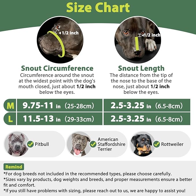 Mayerzon Pitbull Muzzle, Lightweight Basket Muzzle for Large Medium Dogs Rottweiler Amstaff to Prevent Biting Eating, Safe for Grooming Vet Visits Training, Allows to Pant Drink, Adjustable & Sturdy