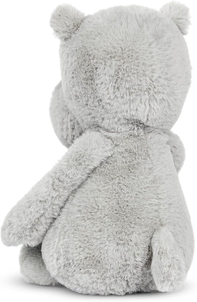 B. toys – Happy Hues – 12-Inch Plush Hippo – Stuffed Animal – Soft & Gray Hippopotamus Toy – Washable Toys for Baby, Toddler, Kids – Happy Hues – Gerry Grey Hippo – 0+ Months