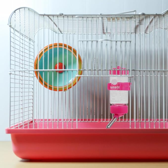 INOOMP 6 Pcs Pet Water Fountain Hanging Hamster Bottle Convenient Hamster Water Bottle Chinchilla - Chinchilla Supply Convenient