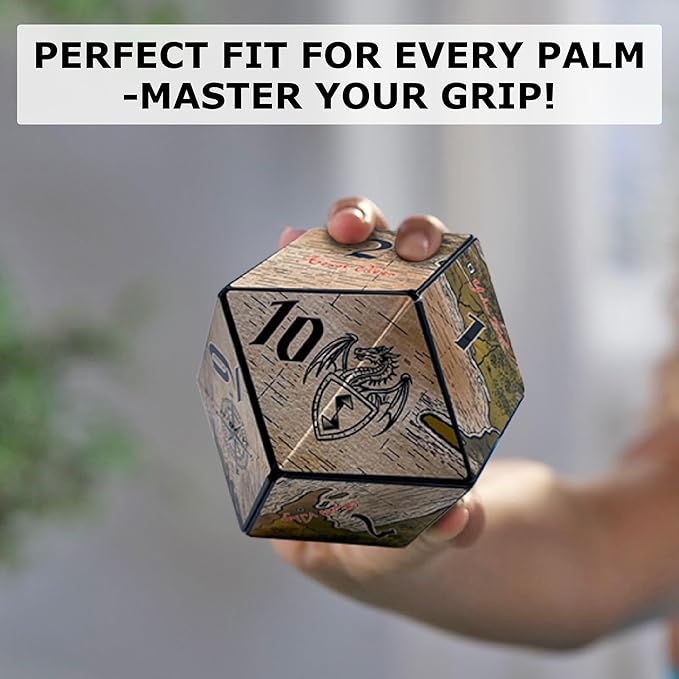 Shashibo Shape Shifting Box - Award-Winning STEM Fidget Toy with Ultra Strong Magnets - Puzzle Cube Transforms Into 100+ Shapes, Perfect Sensory Gift for Kids, Teens, and Adults (Tales of Ovirnia)