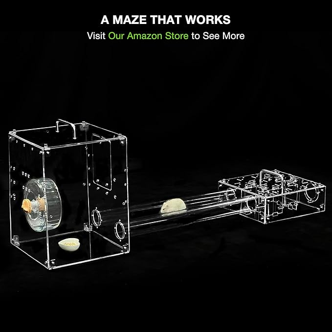 GuineaLoft™ Small Pet Maze V2 – Innovative Maze for Hamsters, Rats, Mice, Gerbils, and Other Small Rodents, Easy to Build, Fits Inside a Cage or Works Standalone, Connectable