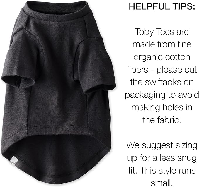 Pet Passion Toby 3-Pack 100% Organic Cotton Dog Short Sleeve T-Shirt Pet Tees for All Breeds, Gray Ombre, X-Small (5-12 lbs)