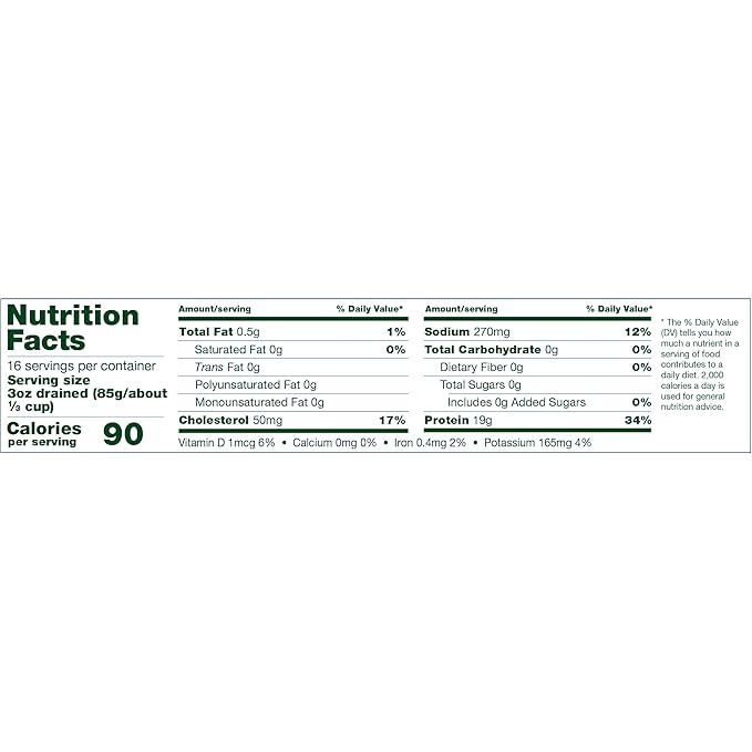 Chicken of the Sea Chunk Light Tonggol Tuna in Water, Wild Caught Tuna, Foodservice Size, 66.5 oz. Can (Pack of 6)
