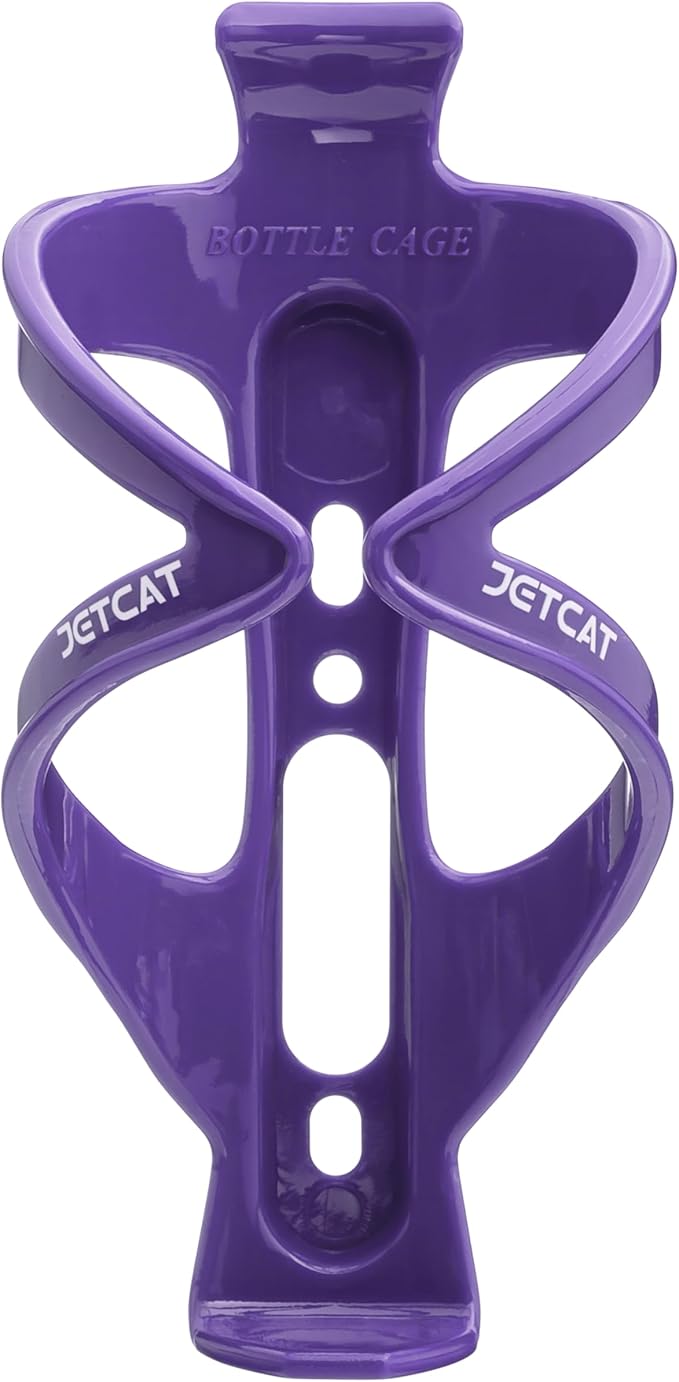 Bike Water Bottle Holder – Bike Cup Holder & Bike Water Bottle Cage for Bicycle, MTB, Mountain, Gravel, Road, eBike | Adult/Kids, Carbon Fiber Biking Accessories Purple