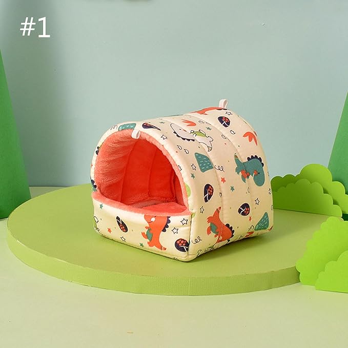 Pet Hammock Bed Habitat Decors Cage Hideouts Resting Mats Ferrets Play Winter Hideaways Pet Supplies Washable for Small Animals Hanging Bed for Small Pets