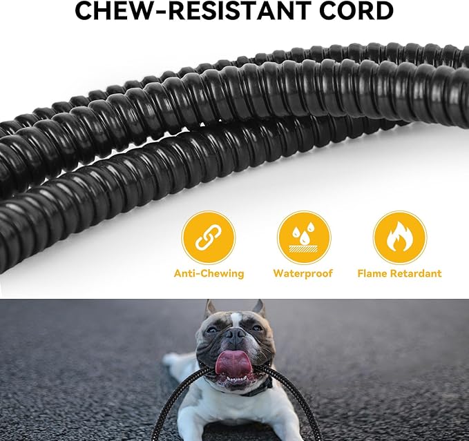 Heated Dog Bowl, Heated Water Bowl for Outdoor Cats, Winter Dog Water Dish with AntiBite Wire Heating Chicken Waterer Smart Thermal Bowl for Rabbits Birds Feral Animals, 35W 2.2L