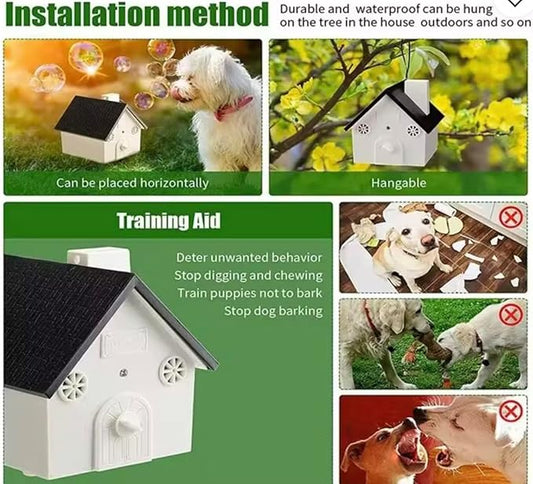 Ultrasonic Anti Bark Device for Dogs – Safe & Effective Bark Control Deterrent – bark Shield, Dog Training Tool for Indoor & Outdoor Use – Portable & Pet-Friendly Bark Stopper