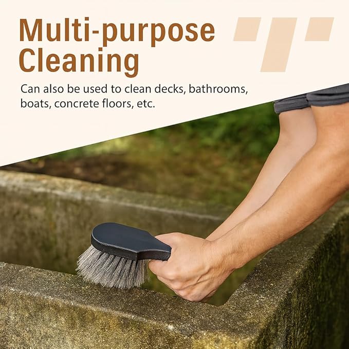 2 Pcs Bird Bath Brush Cleaner Safe for Birds Hard Bristle, Outdoor Fountain Cleaning Brush Accessories