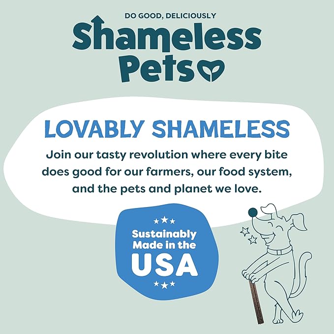 Shameless Pets Dental Chews for Dogs, Variety (3-Pack) - Natural Dog Teeth Cleaning Treats with Fresh Breath Benefits | Grain-Free Dental Sticks for Small, Medium & Large Dogs