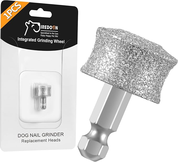 IREDOON Dog Nail Grinder Replacement Head-Integrated Grinding Head for Casfuy and Most Brands, Highly Efficient, Safe and Durable (1pcs)