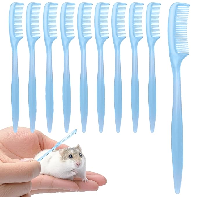 Bunny Brush - Grooming Device, 10 Count Miniature Instrument for Coat Maintenance, Cleaning Implement with Soft Filaments, Pet Supplies, Hair Tool for Indoor Rabbits, Ferret Care and Sensitive Skin
