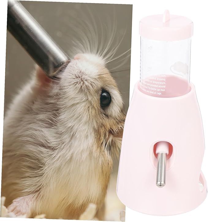 Standing Water Feeder Delicate Hamster Water Bottle Floor Chinchilla Accessory