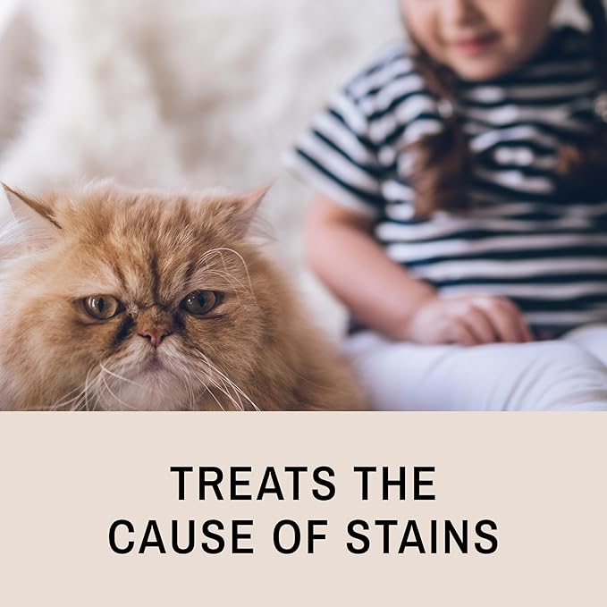 Eye Envy Tear Stain Remover Solution for Cats. Gentle, Natural and Safe. Cleans Tear Stains. Recommended by Breeders, Groomers. Remove Eye Stains from Persians and Exotics. 4 oz. Made in USA