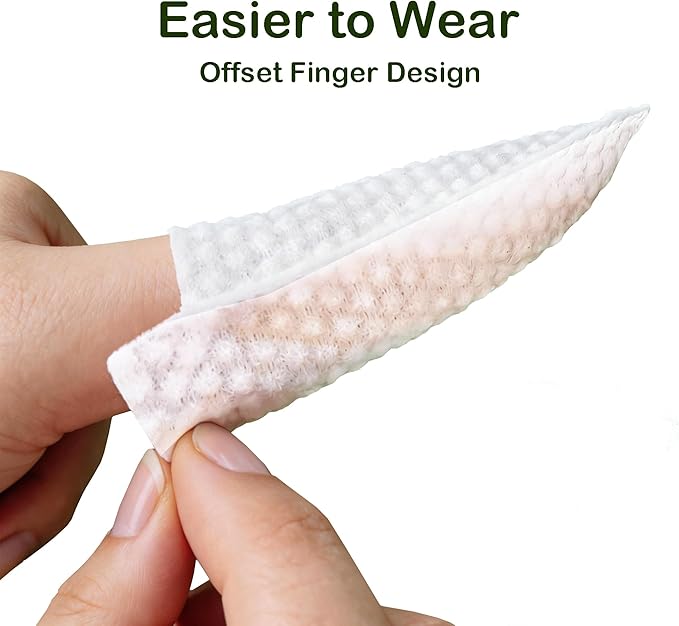 Dog Ear Wipes – Finger Design Ear Cleaner for Dogs & Cats, Made with 8 Botanical Extracts, No Rinse, Gentle Easy Cleaning & Deodorizing, Calm Irritation, Fragrance Free, Large Easy Fit,50 Ct