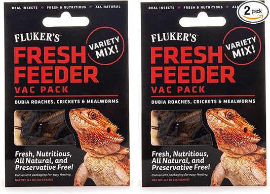 Fluker's Fresh Feeder Vac Pack Variety Mix 0.7oz (Pack of 2)
