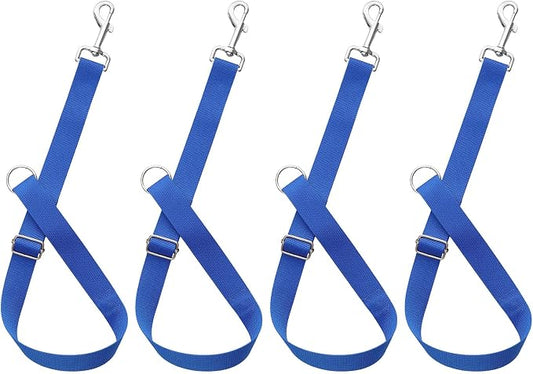 4Pcs Horse Bucket Strap Hangers Adjustable Nylon Straps Hanging Feed Tack for Hay Nets Water Buckets Horse Suppliers